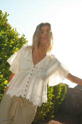 Percey Collared Blouse - FINAL SALE
