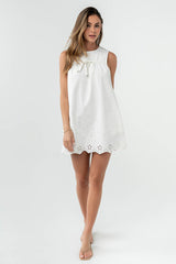 Peyton Embroidered Mini Dress - Final Sale
