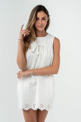 Peyton Embroidered Mini Dress - Final Sale