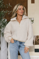 Isabella Sherpa Pullover - Final Sale