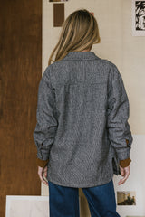 Clara Houndstooth Shacket - Final Sale