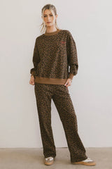 Tessa Leopard Sweatshirt - Final Sale