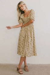 Justine Smocked Midi Dress - FINAL SALE