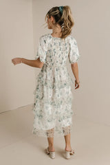 She Gets The Flowers Midi Dress - Final Sale