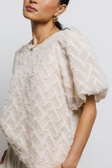 Juliet Textured Blouse - Final Sale