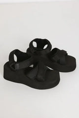 Seychelles Serenade Platform Sandals In Black - Final Sale