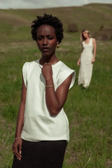 Maguire Muscle Tee in White - FINAL SALE