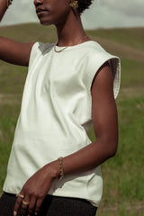 Maguire Muscle Tee In White - Final Sale