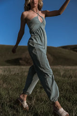 Trixie Jumpsuit in Teal - FINAL SALE