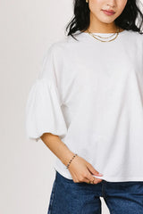Veda Top In White - Final Sale