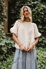Juliet Textured Blouse - FINAL SALE