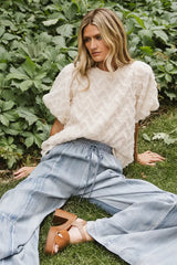 Juliet Textured Blouse - Final Sale