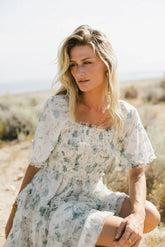She Gets The Flowers Midi Dress - FINAL SALE
