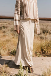 Sunny Maxi Skirt in Taupe - FINAL SALE