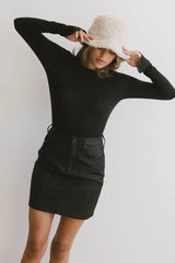Graham Basic Top In Black - Final Sale