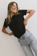 Dia Basic Tee In Black - Final Sale