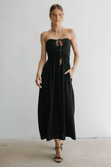 Kyra Crocheted Halter Dress - FINAL SALE