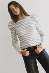 Dustin Knit Sweater in Grey - FINAL SALE