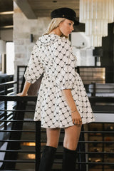 Perla Textured Mini Dress - Final Sale