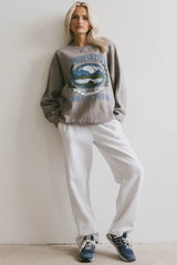 Mount Rainier Crewneck In Grey - Final Sale