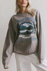 Mount Rainier Crewneck in Grey - FINAL SALE