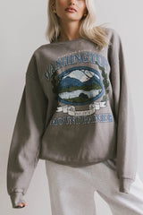 Mount Rainier Crewneck in Grey - FINAL SALE