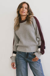Rochelle Sweater in Grey - FINAL SALE