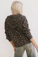 Tarah Knit Jacket In Charcoal - Final Sale