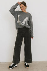 Urban Graphic Knit Sweater - Los Angeles - Final Sale