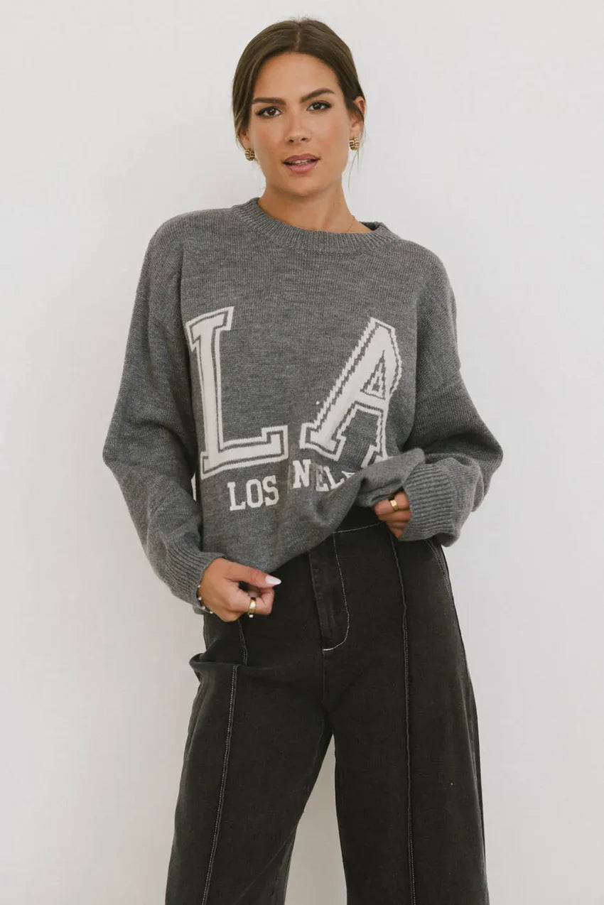 Urban Graphic Knit Sweater - Los Angeles - FINAL SALE