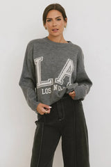 Urban Graphic Knit Sweater - Los Angeles - FINAL SALE
