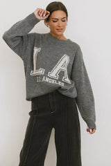 Urban Graphic Knit Sweater - Los Angeles - Final Sale