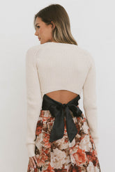 Kimmie Knit Bow Top - FINAL SALE