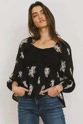 Sally Peplum Top - FINAL SALE