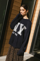 Urban Graphic Knit Sweater - New York - FINAL SALE