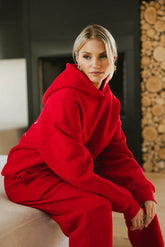Do Not Disturb Sweatshirt in Red - FINAL SALE