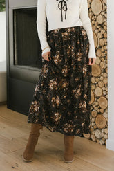Llara Floral Maxi Skirt - FINAL SALE