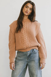 Dream Knit Sweater in Blush - FINAL SALE