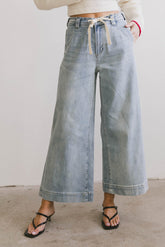 Pablo Wide Leg Denim Pants - FINAL SALE