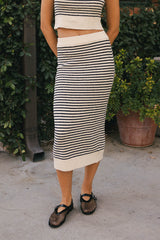 Smith Striped Midi Skirt - Final Sale
