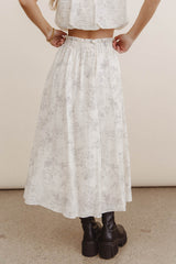 Trinity Floral Midi Skirt - Final Sale