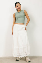 Kimberly Tank Top in Sage - FINAL SALE