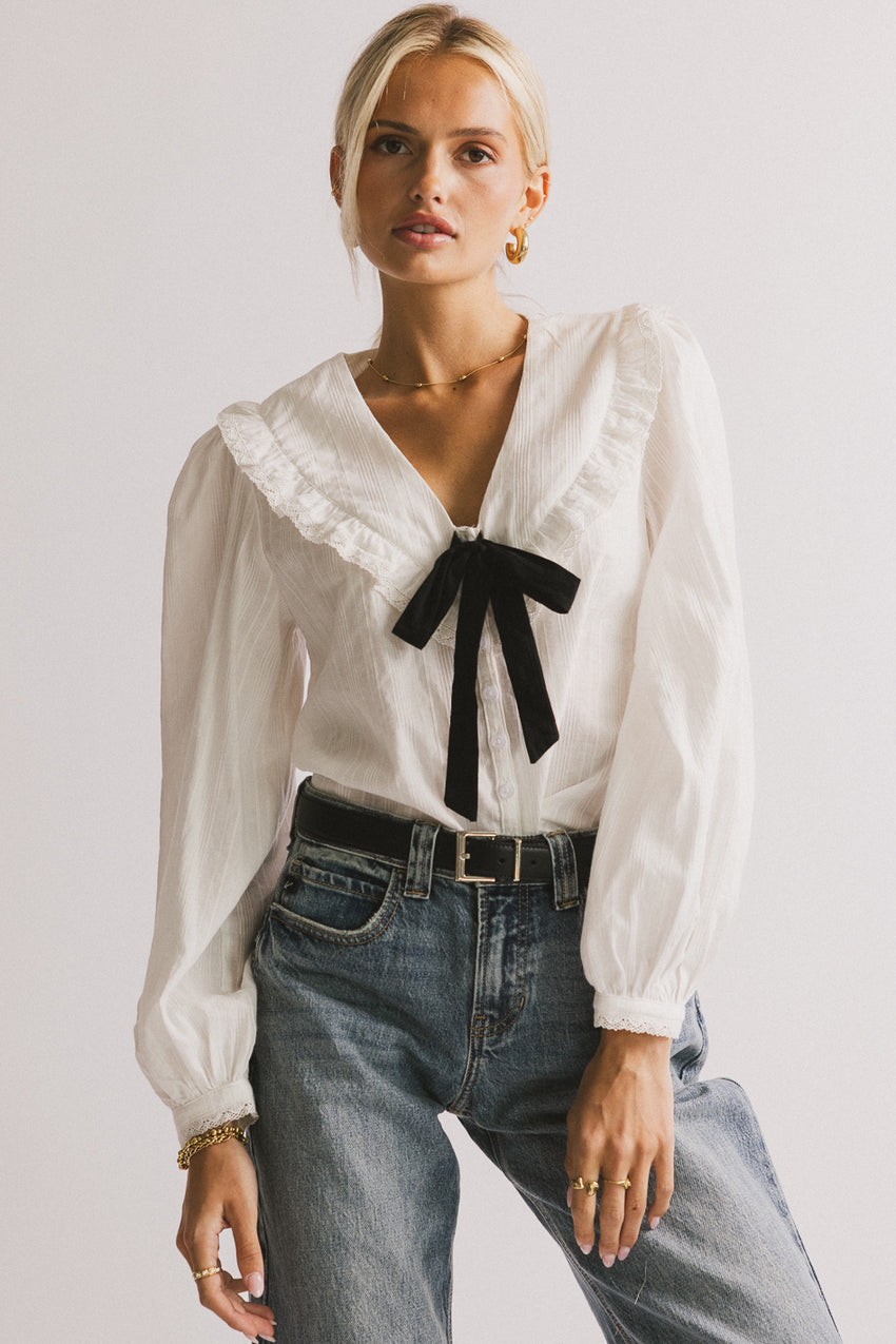 Otis Collared Blouse - FINAL SALE