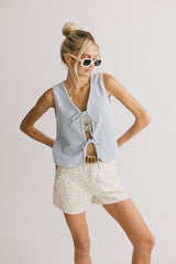 Lauren Floral Denim Shorts - Final Sale