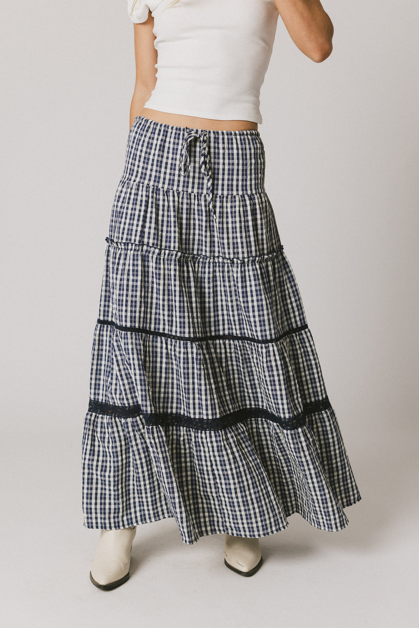 Jasper Plaid Maxi Skirt - FINAL SALE