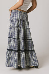 Jasper Plaid Maxi Skirt - Final Sale