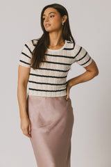 Meggie Striped Sweater in Navy - FINAL SALE