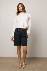 Lydia Bermuda Shorts In Black - Final Sale