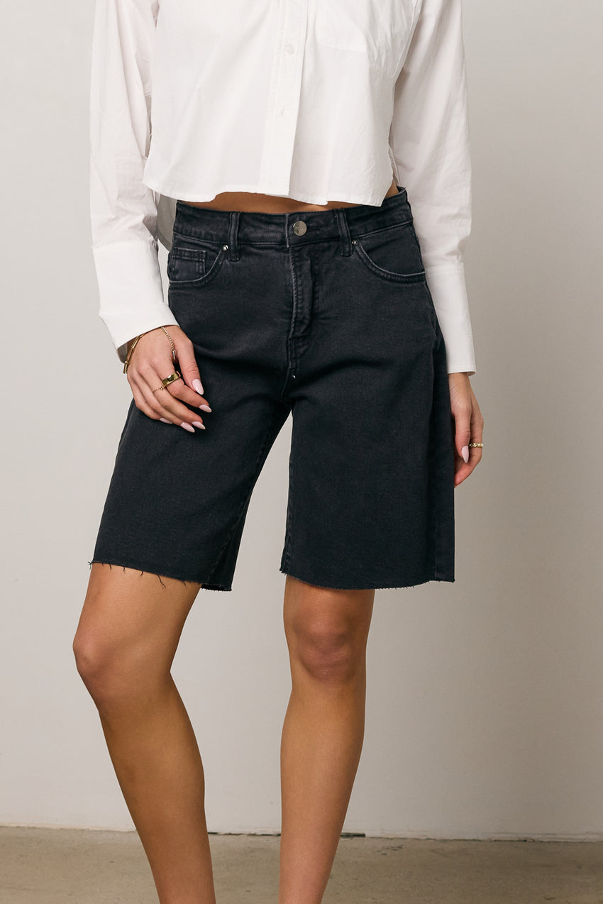 Lydia Bermuda Shorts in Black - FINAL SALE