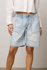 Kai Light Wash Bermuda Shorts - FINAL SALE